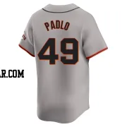 Kevin Padlo Men's San Francisco Giants Gray Limited Away Jersey