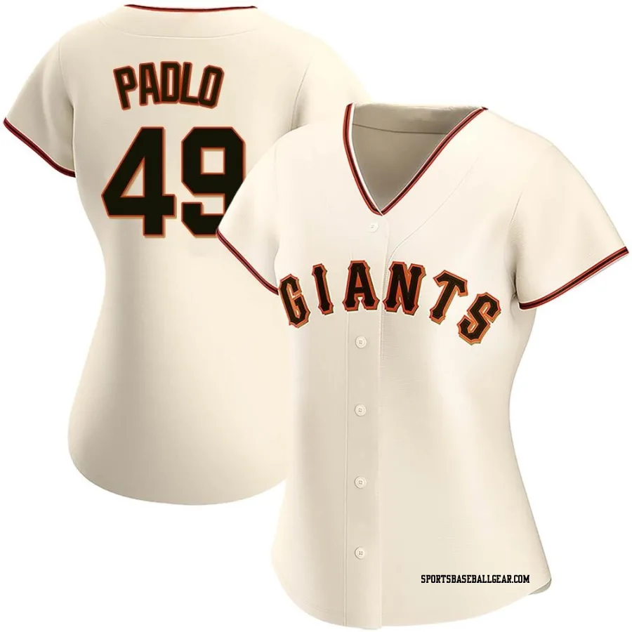 Kevin Padlo Women's San Francisco Giants Cream Replica Home Jersey