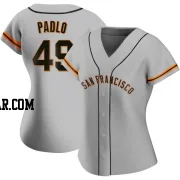 Kevin Padlo Women's San Francisco Giants Gray Authentic Road Jersey