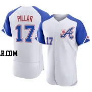 Kevin Pillar Men's Atlanta Braves White Authentic 2023 City Connect Jersey