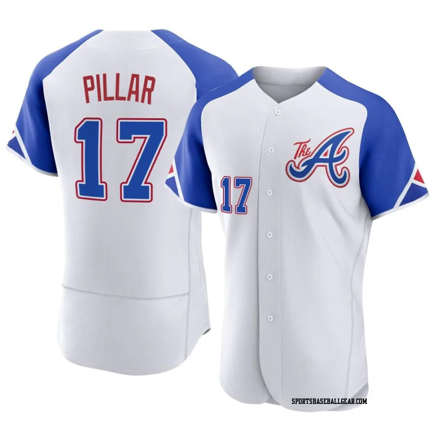 Kevin Pillar Men's Atlanta Braves White Authentic 2023 City Connect Jersey