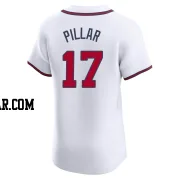 Kevin Pillar Men's Atlanta Braves White Elite Home Jersey