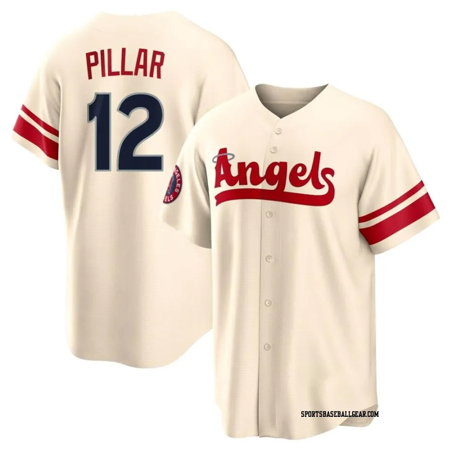 Kevin Pillar Men's Los Angeles Angels Cream Replica 2022 City Connect Jersey