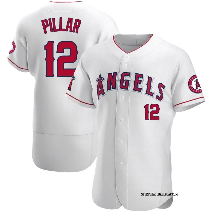 Kevin Pillar Men's Los Angeles Angels White Authentic Jersey