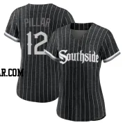 Kevin Pillar Women's Chicago White Sox Black Authentic 2021 City Connect Jersey