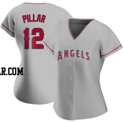 Kevin Pillar Women's Los Angeles Angels Authentic Silver Road Jersey