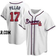 Kevin Pillar Youth Atlanta Braves White Replica Home Jersey