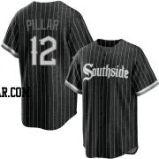 Kevin Pillar Youth Chicago White Sox Black Replica 2021 City Connect Jersey