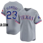 Kevin Plawecki Men's Texas Rangers Gray Limited Away Jersey