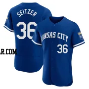 Kevin Seitzer Men's Kansas City Royals Royal Authentic 2022 Alternate Jersey