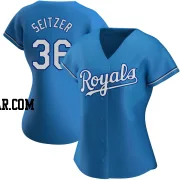 Kevin Seitzer Women's Kansas City Royals Light Blue Authentic Alternate Jersey