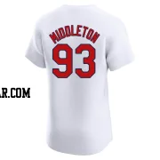 Keynan Middleton Men's St. Louis Cardinals White Elite Home Jersey