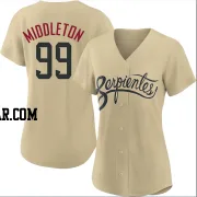 Keynan Middleton Women's Arizona Diamondbacks Gold Authentic 2021 City Connect Cool Base Jersey