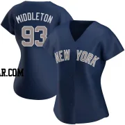 Keynan Middleton Women's New York Yankees Navy Authentic Alternate Jersey