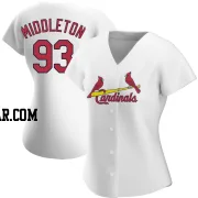 Keynan Middleton Women's St. Louis Cardinals White Authentic Home Jersey