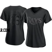 Keyshawn Askew Women's Tampa Bay Rays Black Authentic Pitch Fashion Jersey