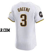 Khalil Greene Men's San Diego Padres White Elite Home Patch Jersey