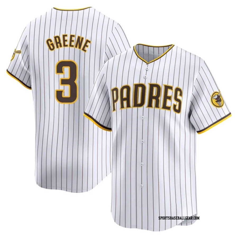 Khalil Greene Men's San Diego Padres White Limited Home Jersey