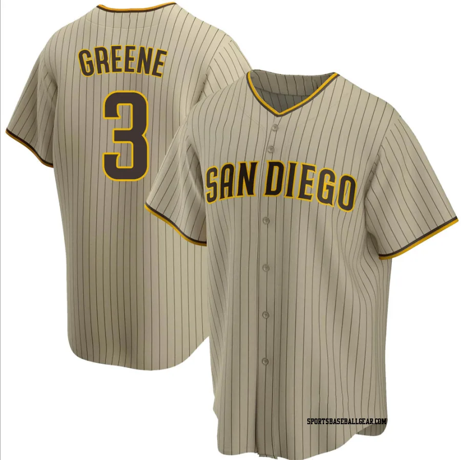 Khalil Greene Youth San Diego Padres Sand/Brown Replica Alternate Jersey