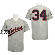 Kirby Puckett Men's Minnesota Twins Grey Authentic 1969 Throwback Jersey