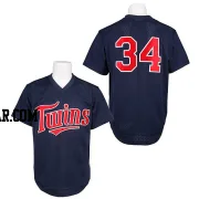 Kirby Puckett Men's Minnesota Twins Navy Blue Authentic 1991 Throwback Jersey