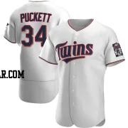 Kirby Puckett Men's Minnesota Twins White Authentic Home Jersey