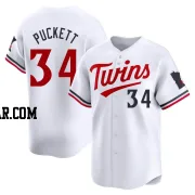 Kirby Puckett Men's Minnesota Twins White Limited Home Jersey