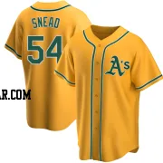 Kirby Snead Men's Oakland Athletics Gold Replica Alternate Jersey