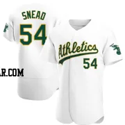 Kirby Snead Men's Oakland Athletics White Authentic Home Jersey