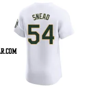 Kirby Snead Men's Oakland Athletics White Elite Home Jersey