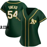 Kirby Snead Women's Oakland Athletics Green Authentic Alternate Jersey