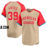 Kirby Yates Men's Texas Rangers Cream Limited American League 2024 All-Star Game Jersey