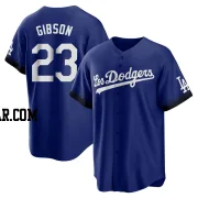 Kirk Gibson Men's Los Angeles Dodgers Royal Replica 2021 City Connect Jersey