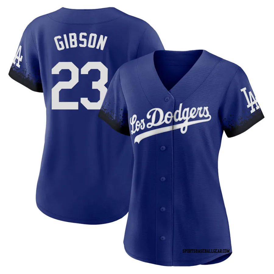 Kirk Gibson Women's Los Angeles Dodgers Royal Authentic 2021 City Connect Jersey