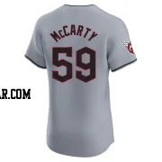 Kirk McCarty Men's Cleveland Guardians Gray Elite Road Jersey