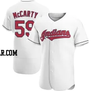 Kirk McCarty Men's Cleveland Guardians White Authentic Home Jersey