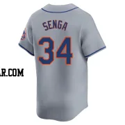 Kodai Senga Men's New York Mets Gray Limited Away Jersey