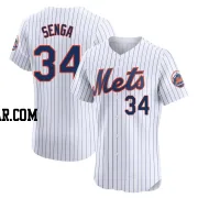 Kodai Senga Men's New York Mets White Elite Home Jersey