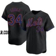 Kodai Senga Youth New York Mets Black Limited Alternate Jersey