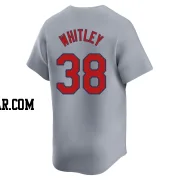 Kodi Whitley Men's St. Louis Cardinals Gray Limited Away Jersey