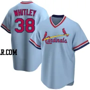 Kodi Whitley Men's St. Louis Cardinals Light Blue Replica Road Cooperstown Collection Jersey