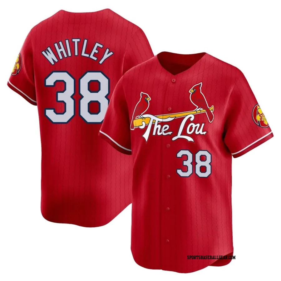 Kodi Whitley Men's St. Louis Cardinals Red Limited 2024 City Connect Jersey