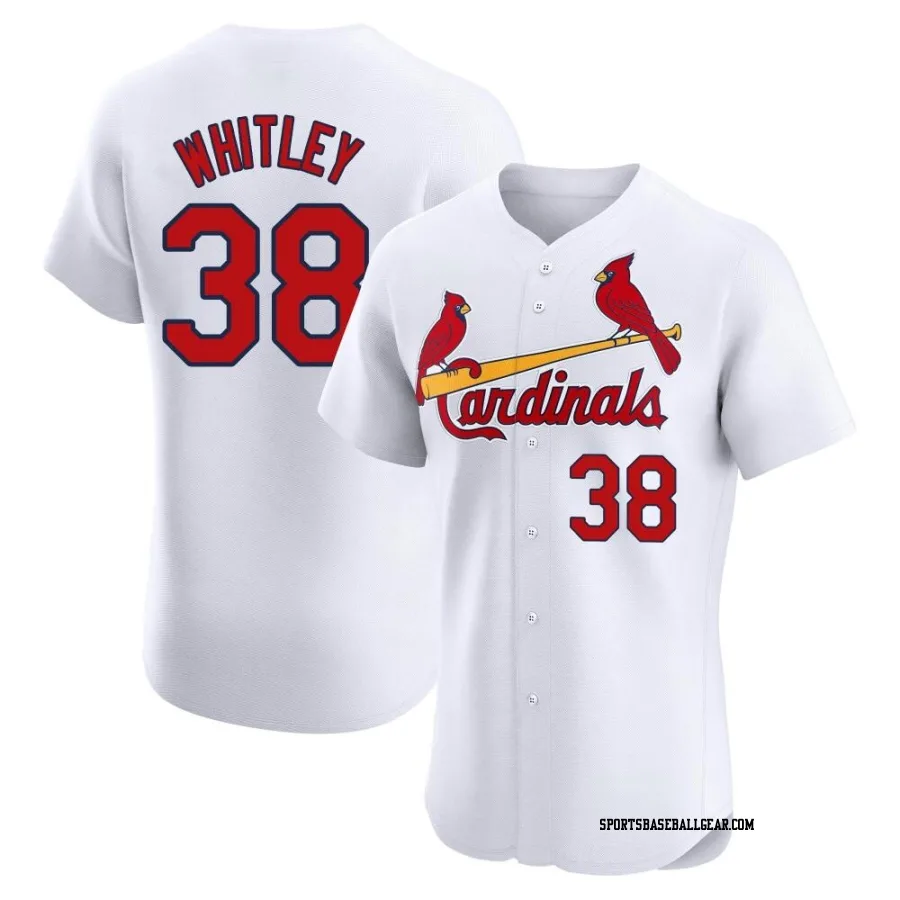 Kodi Whitley Men's St. Louis Cardinals White Elite Home Jersey