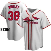 Kodi Whitley Men's St. Louis Cardinals White Home Cooperstown Collection Jersey