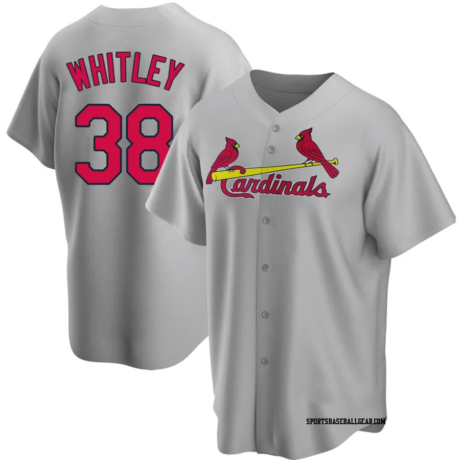 Kodi Whitley Youth St. Louis Cardinals Gray Replica Road Jersey