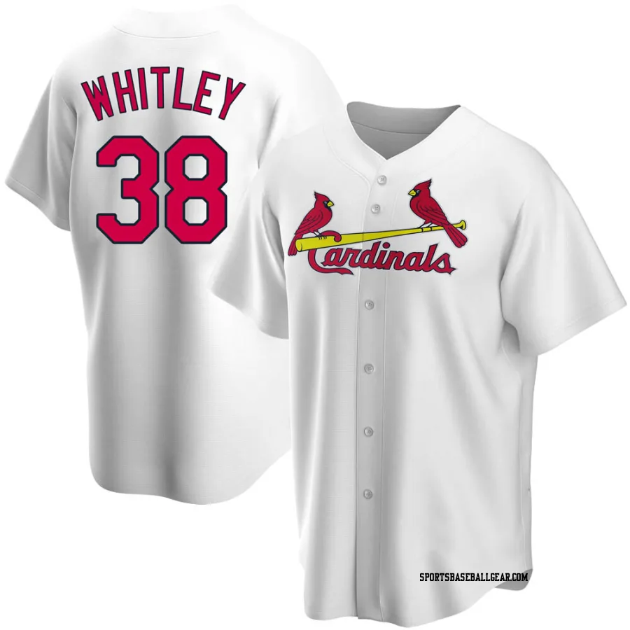 Kodi Whitley Youth St. Louis Cardinals White Replica Home Jersey