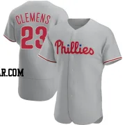 Kody Clemens Men's Philadelphia Phillies Gray Authentic Road Jersey