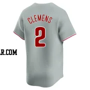 Kody Clemens Men's Philadelphia Phillies Gray Limited Away Jersey