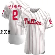 Kody Clemens Men's Philadelphia Phillies White Authentic Home Jersey