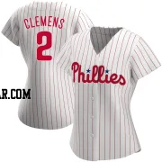 Kody Clemens Women's Philadelphia Phillies White Replica Home Jersey